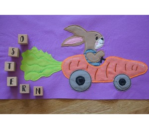 Stickdatei - Flitzehase Fransenappli